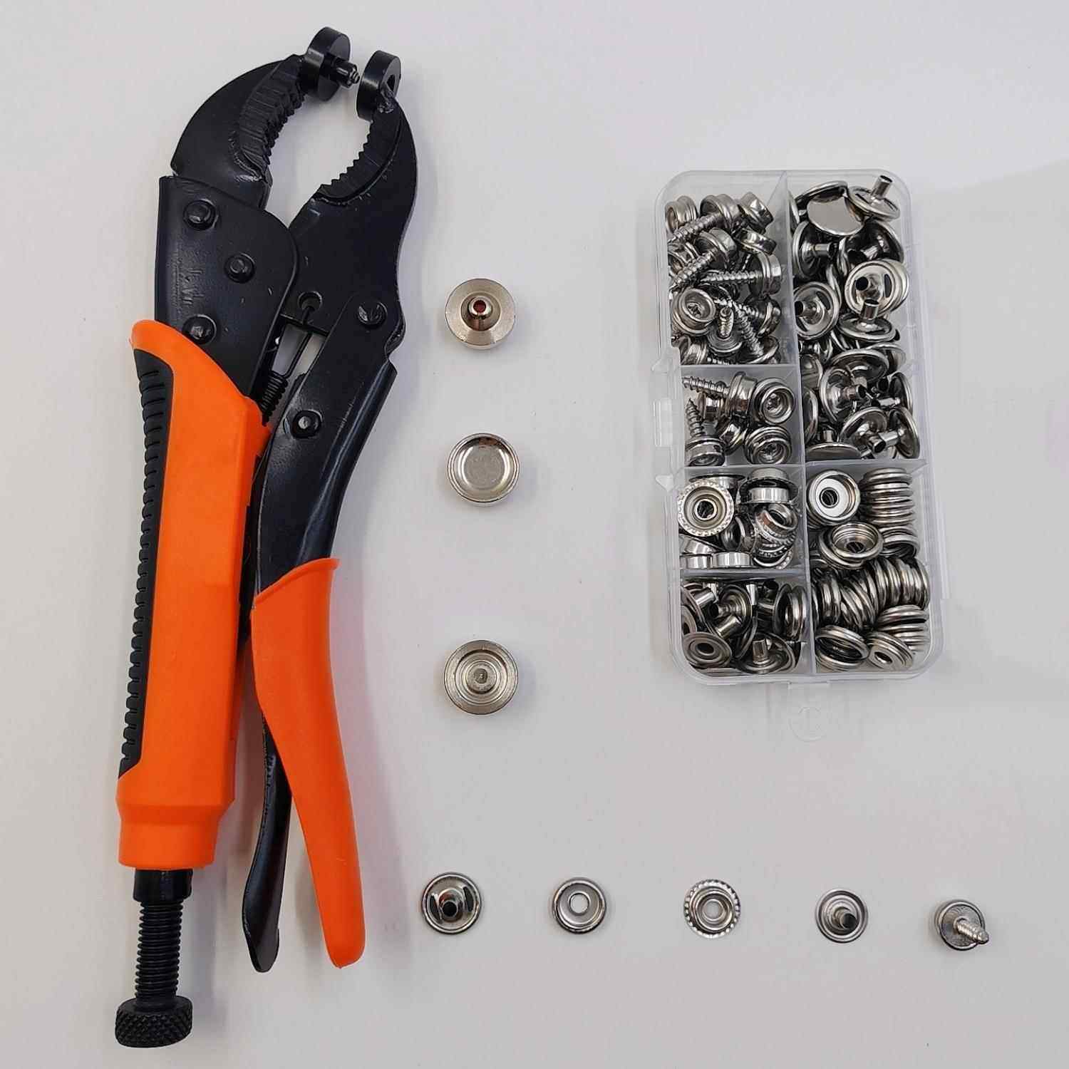 大力大白紧扣钳钳子螺丝卡HOW扣可调节固定器按扣件小型手动压固