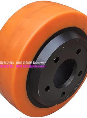 BT电动搬运车LPE200驱动轮转向轮 2吨堆高机聚氨酯方向轮滚轮胎