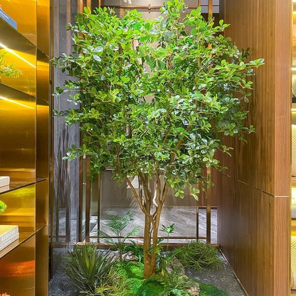 艺景窗天仿榕树绿植景观摆件商场酒店大真型仿真榕树物室植内外橱