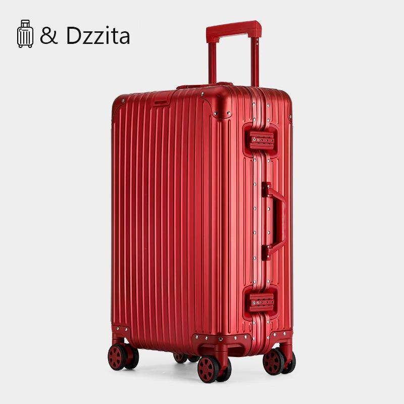 正品行李箱20英全镁合金24女推车箱寸280k方向盘登铝机箱30寸英大