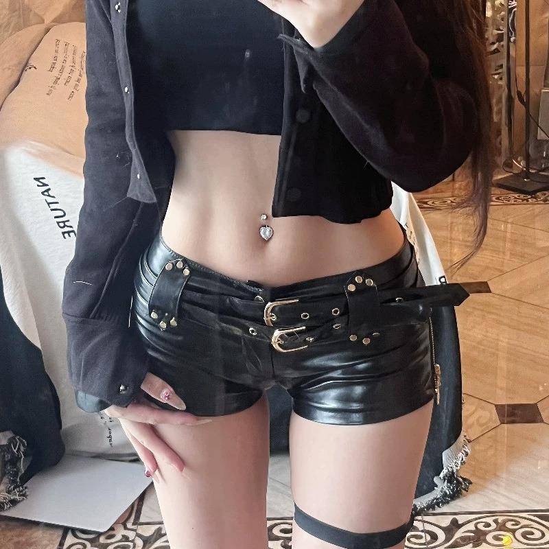 waist package sexy hot boots girl nightclub hip shorts