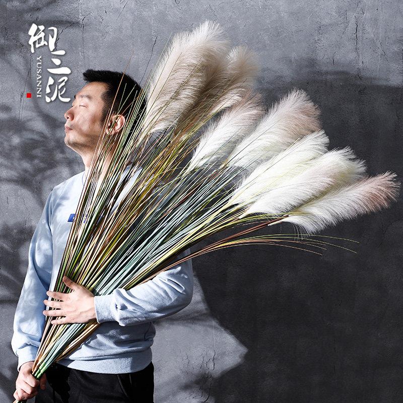 整束长款一米五1.5大芦苇洋葱草插花摆设北欧ins装饰仿真花假干花