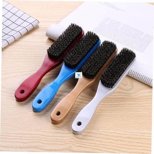 Wood Handle Hair Brush Hard Boar Bristle Combs For Men Women