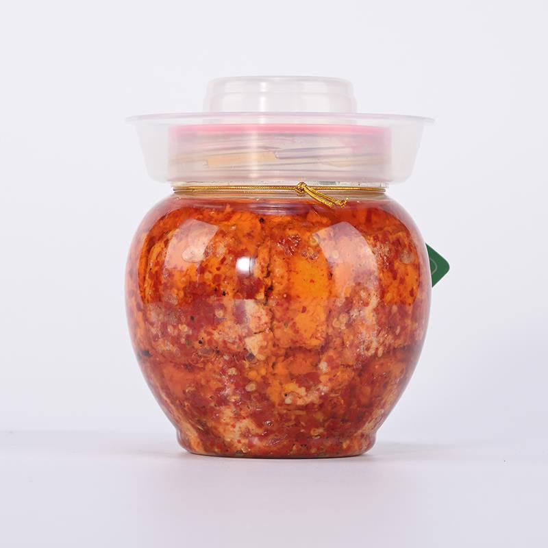 湖南南县特产罗老四红油鲜辣腐乳450克*3瓶霉豆腐农家自制香辣下