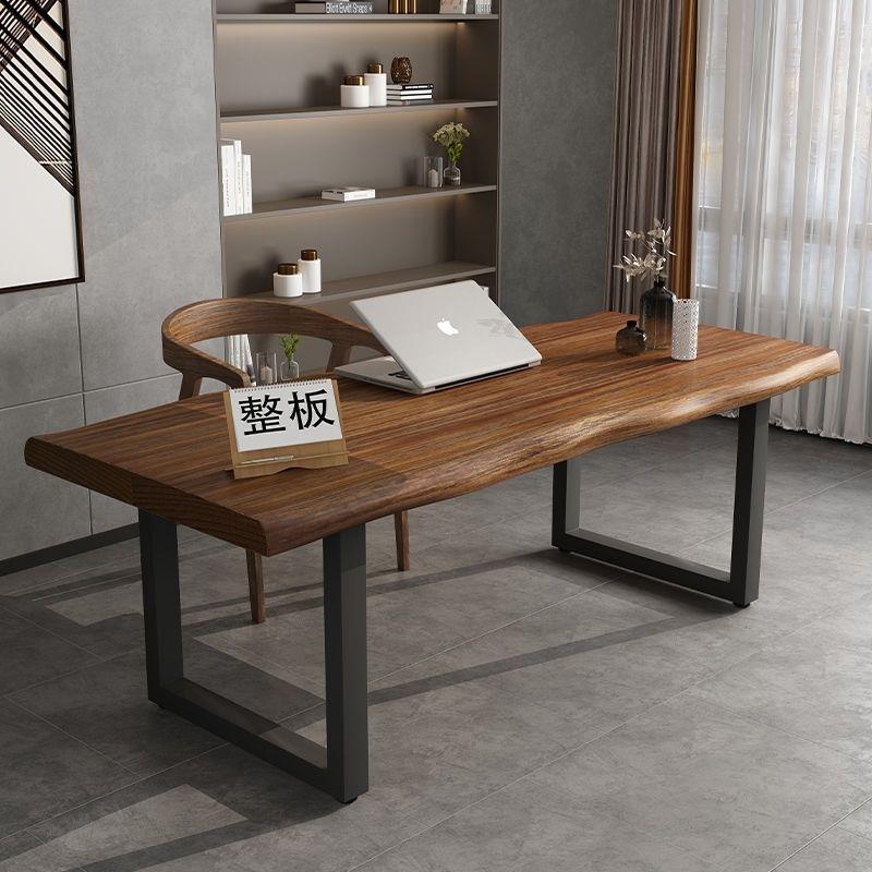 实办ZJ-5520公字桌家用台式电脑桌长条书房书桌木作简约写工台原