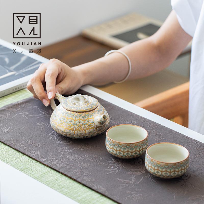 正品又见造物周鸿杰壶两杯一茶具套装高档礼盒送长辈装领轻奢导礼