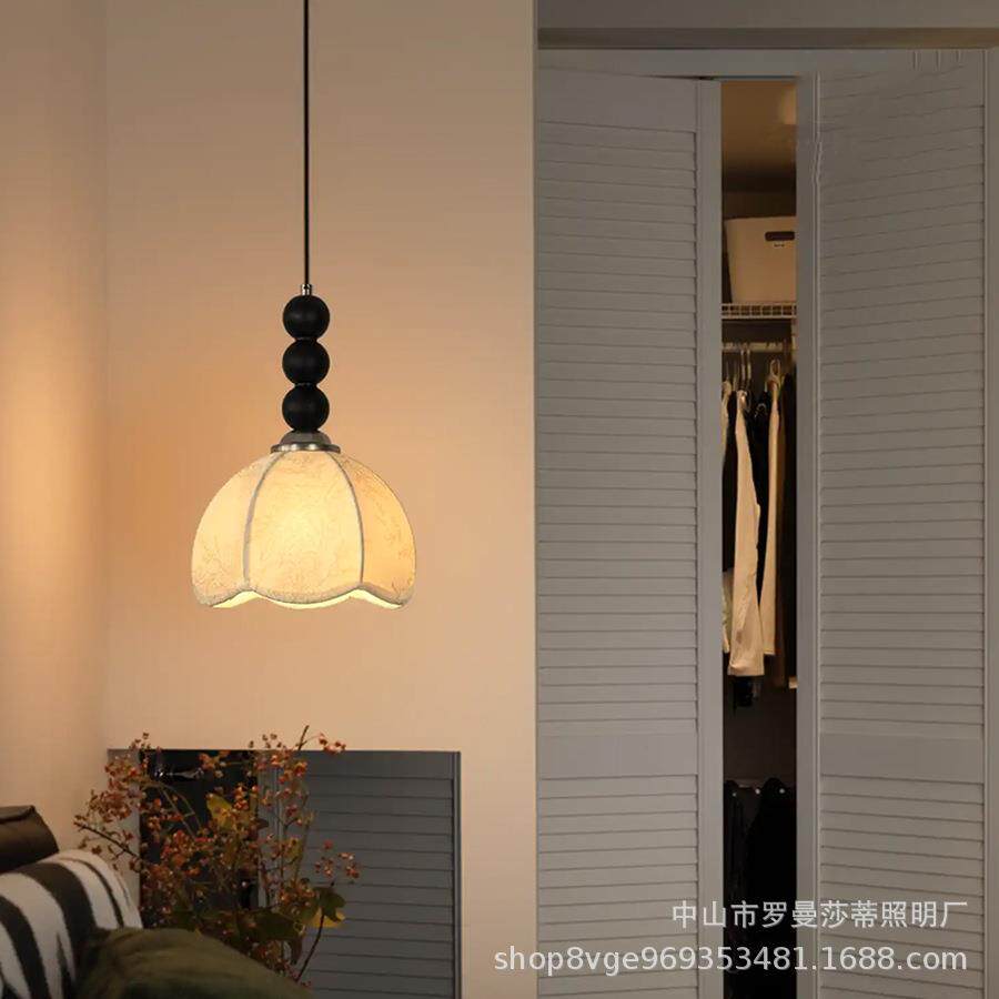 卧室床头吊线洋灯中古法式复古DTO式南风餐厅吧台小吊灯美吊灯