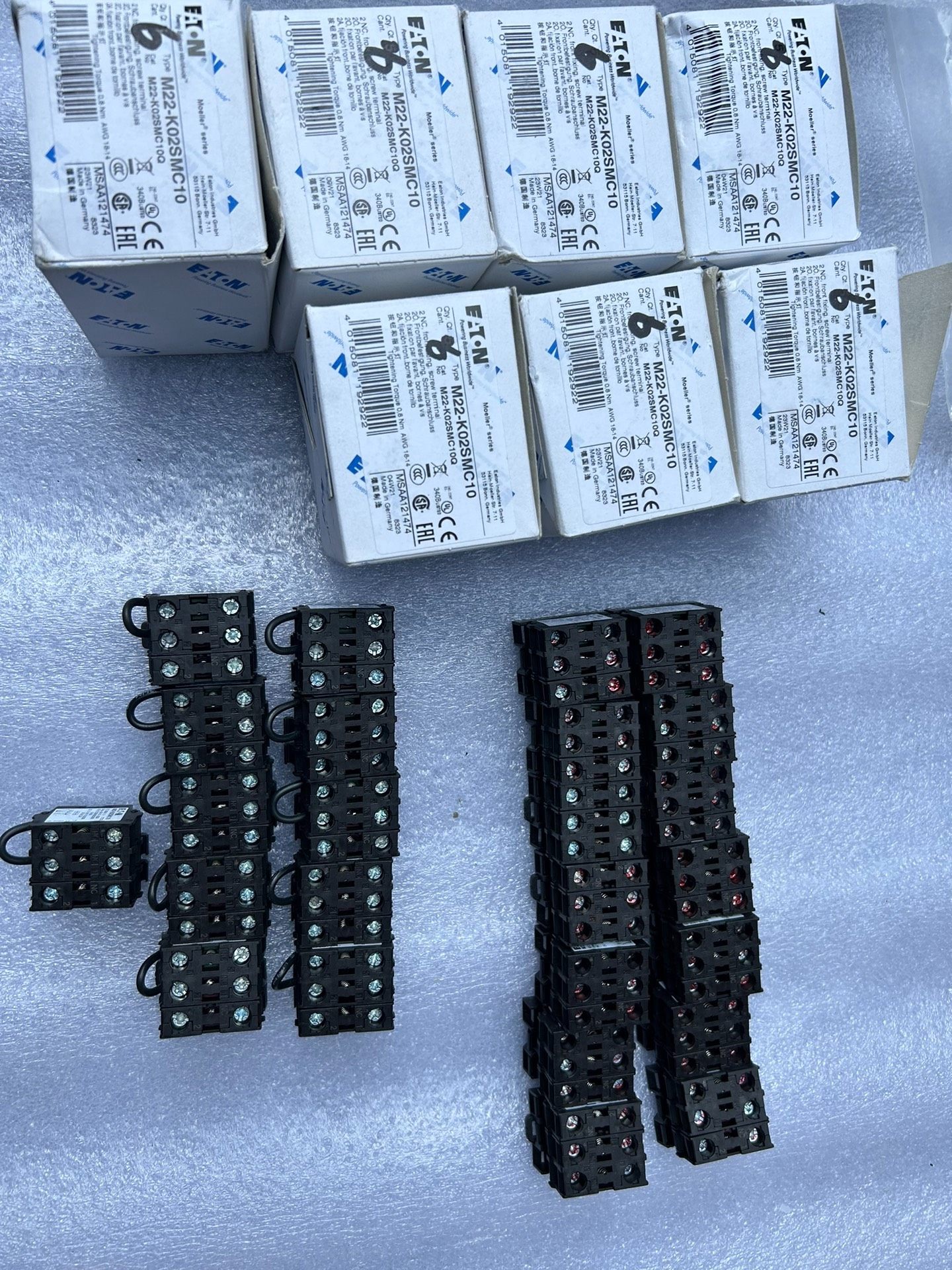 EATON伊顿穆勒 进口按钮触点M22-K02SMC10全新