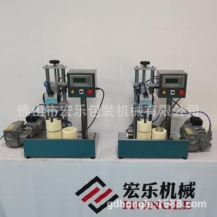 旋半自动台式 抽真空旋盖机盖厂机家老干妈瓶拧盖719机小拧型真空