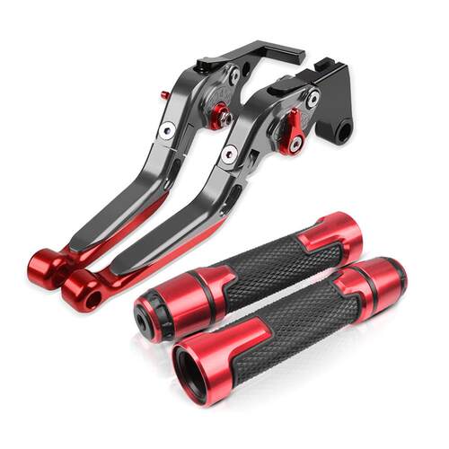 适用Honda CB650R/F CBR650R/F改装牛角手柄刹把拉杆+手把套套装