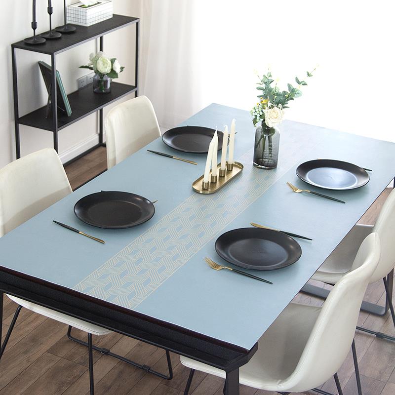 正品摩登朵编织桌形桌旗款防水防油家用长瑞方餐垫盖布