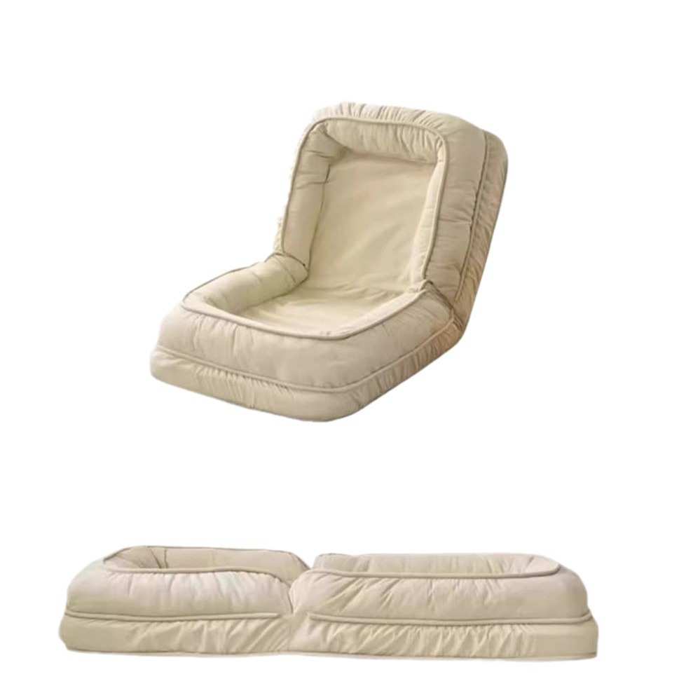 人类狗窝可躺可睡卧室折叠沙发床阳台单人榻榻米休闲躺椅懒人沙发