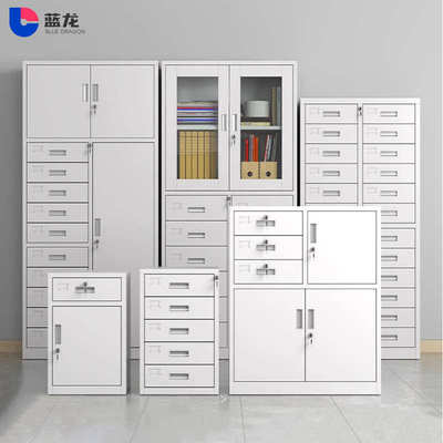 钢制多斗柜24斗铁皮柜目录柜抽屉式文件柜A4资料柜办公档案收纳柜