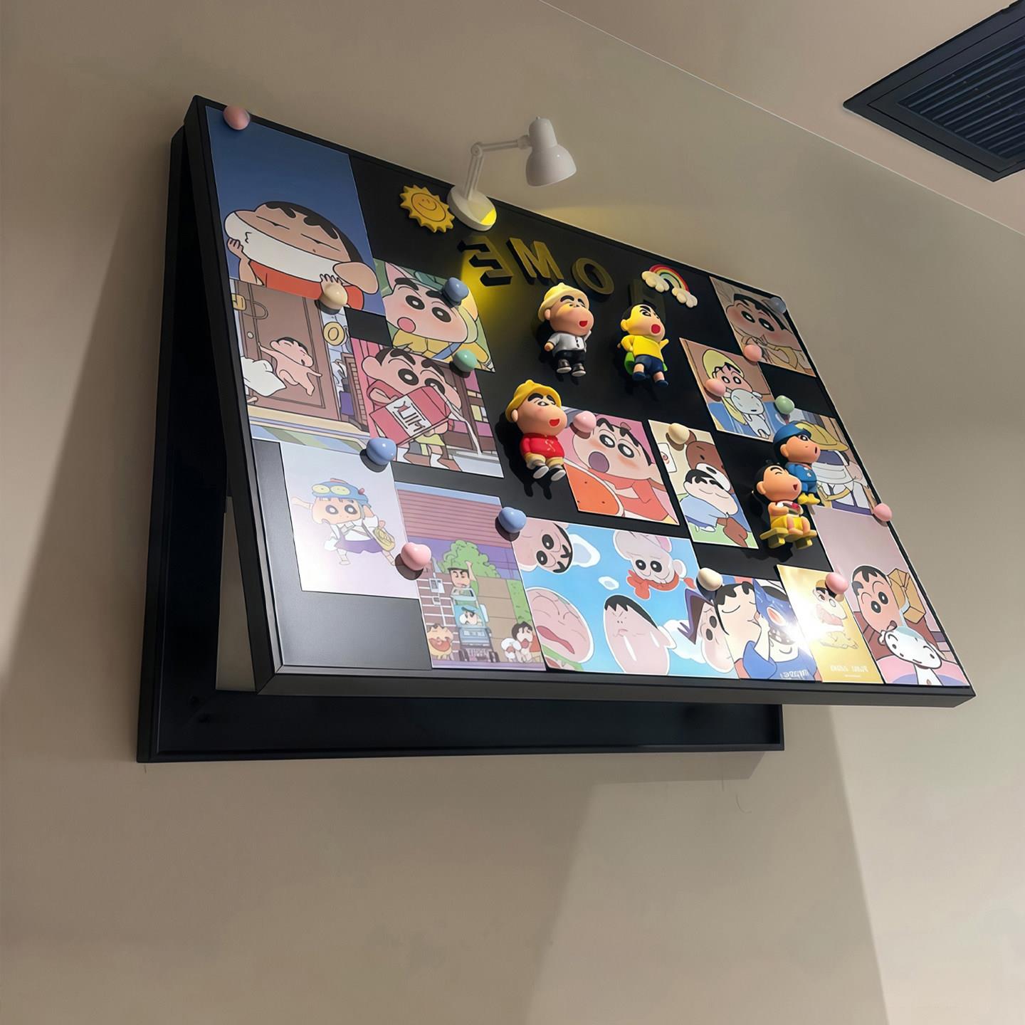 磁吸电表箱装饰画免打孔客厅电表盒电闸箱遮挡配电箱DIY创意挂画