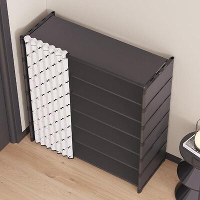 A multi-layer shoe cabinet for home use, designed to be plac