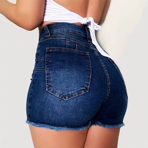 2025 Womens HighWaisted ButtLifting Stretch Shorts