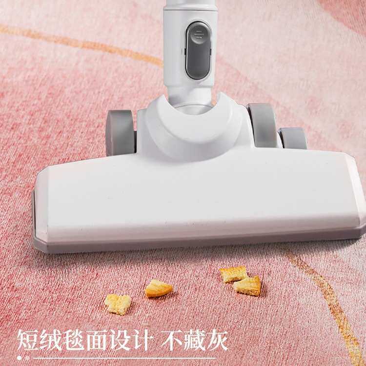 易客厅床边打理满茶几地毯免机毛铺垫洗卧室地衣帽免洗毯间清洁无