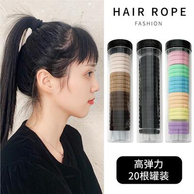 皮扎高马尾头绳橡皮筋女生发圈饰扎头套头B16232皮022年新款筋夏