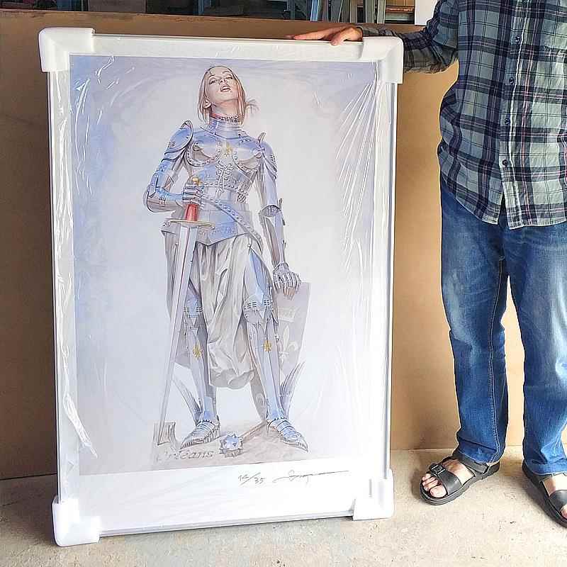 空山基圣女德梦露20211013潮流贞画挂画客厅卡通工作机室装饰创意