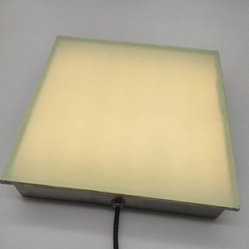 DMX512不锈钢600*600MM感应台阶灯发光led地砖灯
