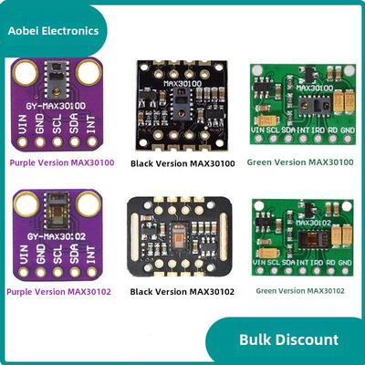 MAX30100模块 MAX30102模块血氧手腕心率脉搏检测心跳传感器模块
