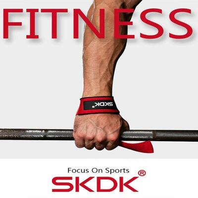 Padded Weight Lifting Training Gloves Wrap Gym Straps Hand B