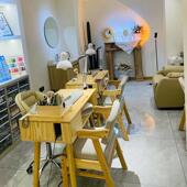 美俄式 实木美甲台功能收纳储美物吸尘器甲桌子217椅子多 甲桌日式