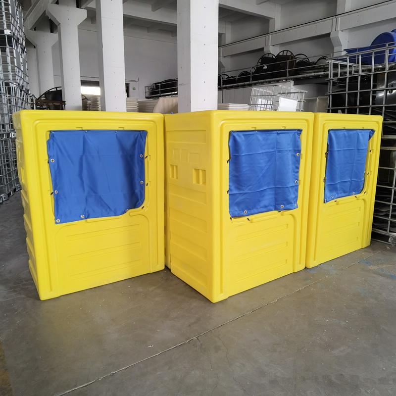 滚塑酒店布草笼车衣物运输防尘1000L异形全钒液能储存箱