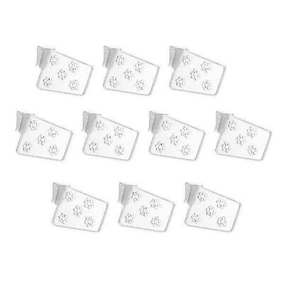 10PCS Plastic Refrigerator Dividers Organizer Adjustable