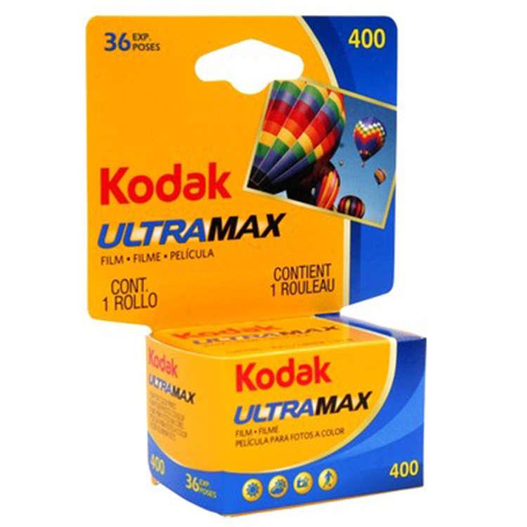 美国原装Kodak柯达400胶卷胶片UltraMax全能135彩色负片36张