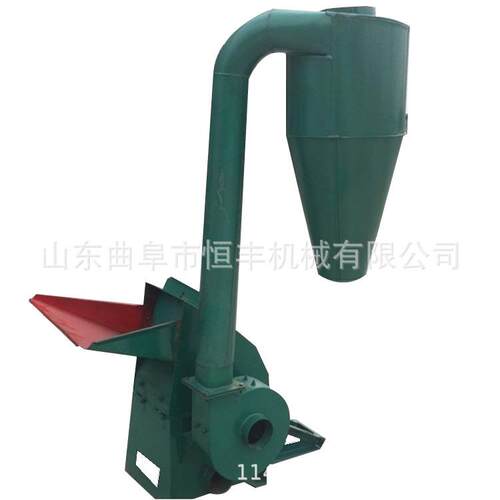 三七锤片式粉碎机每小时1.5吨产量玉米秸秆粉碎机