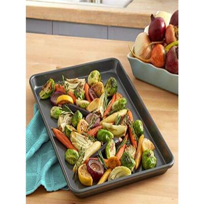 13.5x10 Non-stick Baking Tray Cookie Sheet不粘长方深烤盘特厚