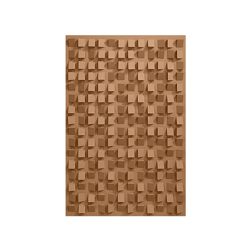 3D创意立体松木手绘上色壁画木头走廊挂画抽象竖版过道玄关装饰画