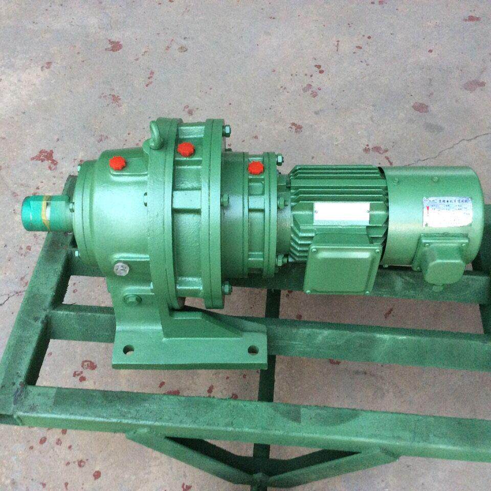 厂家常州奇鹏摆线针轮减速机BWEY31-493-0.75KW长轴变频电机