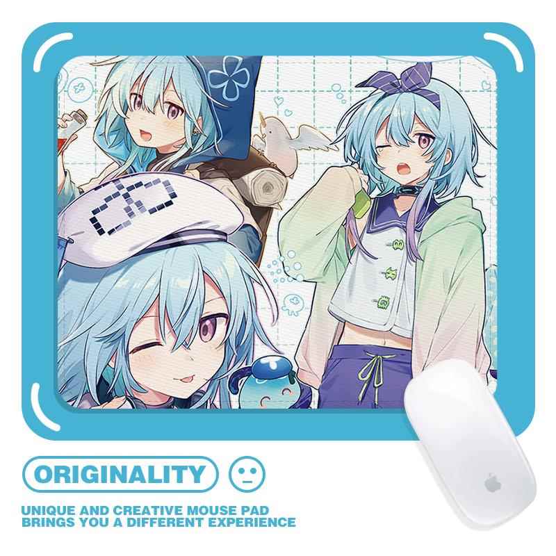 可爱便服水月滑鼠垫明日方舟电脑周边高颜值耐磨加厚定制防滑锁边