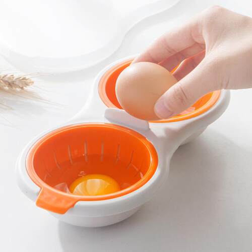 Cross-border Dual-layer Water-draining Cookware Egg Steamer