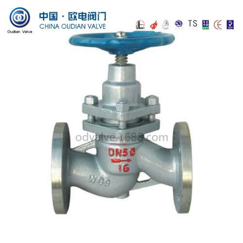 法兰柱塞阀U41S-16CDN40碳钢蒸汽锅炉阀门铸钢柱塞阀