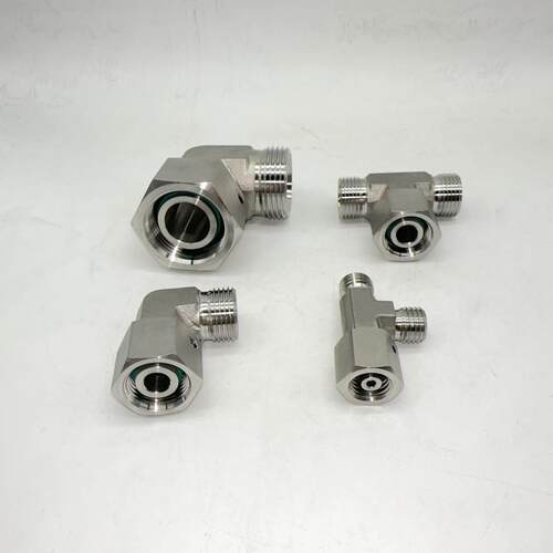 液压油管接头CC-CD活接三通内丝 2C92D9弯头过渡活接内外丝活接