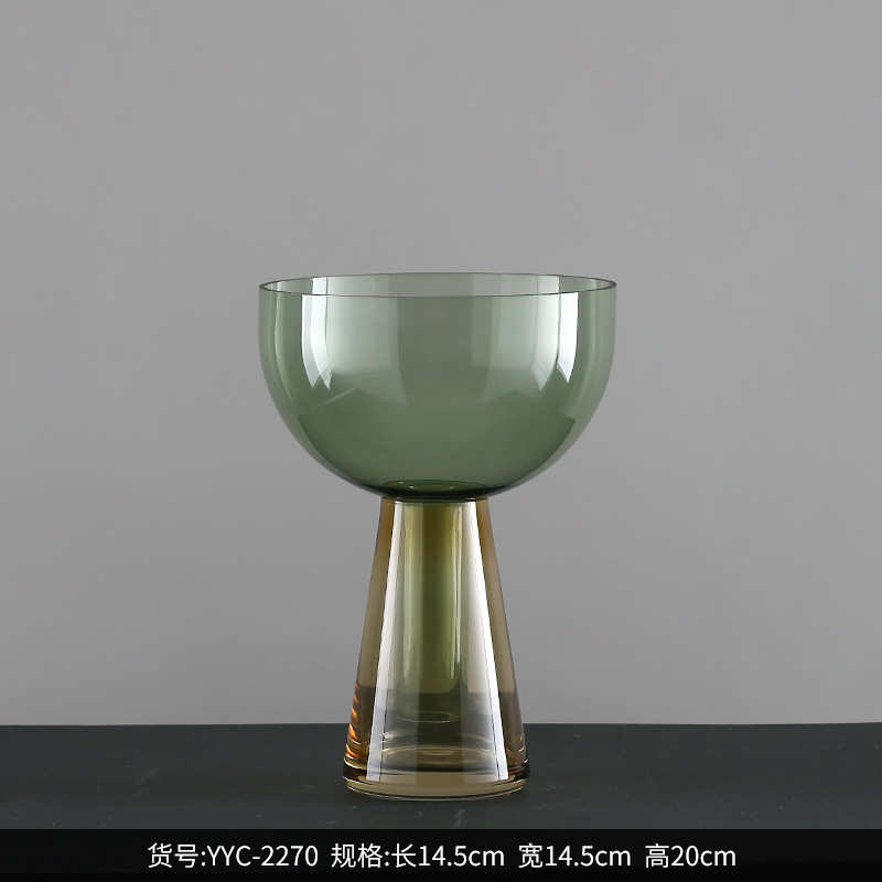 ins摆件花透明best小花家居玻璃器west轻软瓶奢 装饰品北欧水培