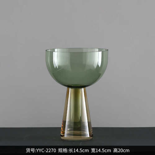 ins摆件花透明best小花家居玻璃器west轻软瓶奢 装饰品北欧水培