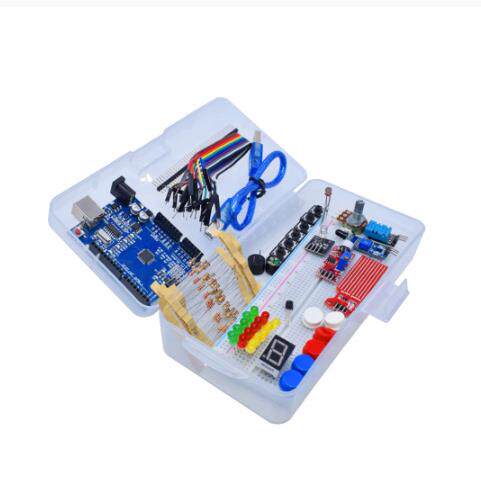 Arduino One R3入门工具包 水位 湿度 距离检测 LED控制