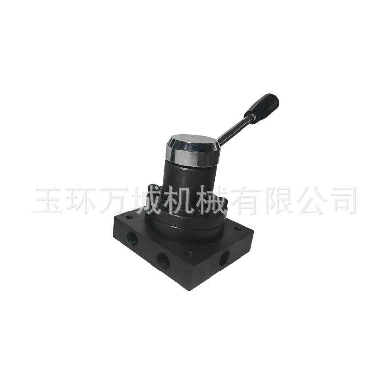 DLQ-02气动开关手板阀三位四通转向阀气缸手动阀控制阀手转阀门