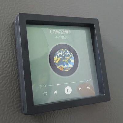 十个勤天周边黑胶唱片CD音乐相框会唱歌的冰箱贴摆件DIY定制礼物