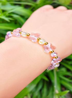 批发水晶水晶手链颜色甜美手链