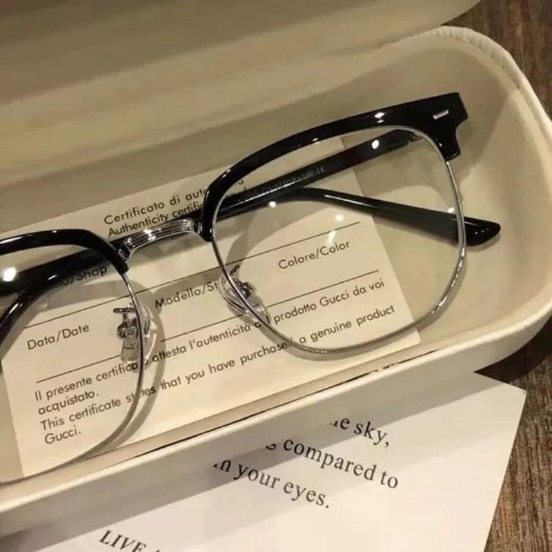 电焊眼镜焊工专用眼镜男防蓝光辐射抗疲劳新款半框平光镜
