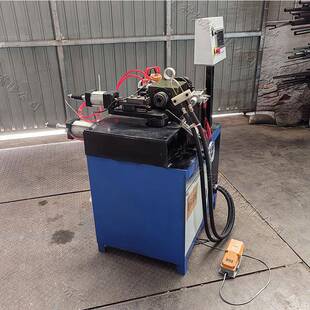 40型气动封管机 全自动碳钢管封头机 带高频加热不锈钢管封头机
