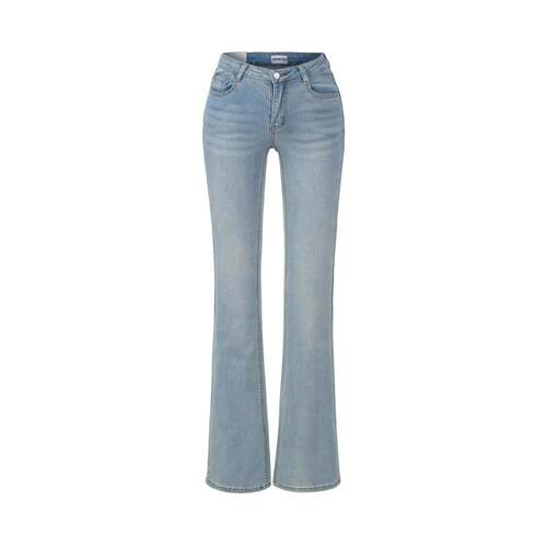 Cowboy warehouse micro flared pants for women, low waisted