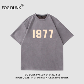 FOG DUNK复线第八季主线情侣1977潮牌T恤夏季高街打底男女款