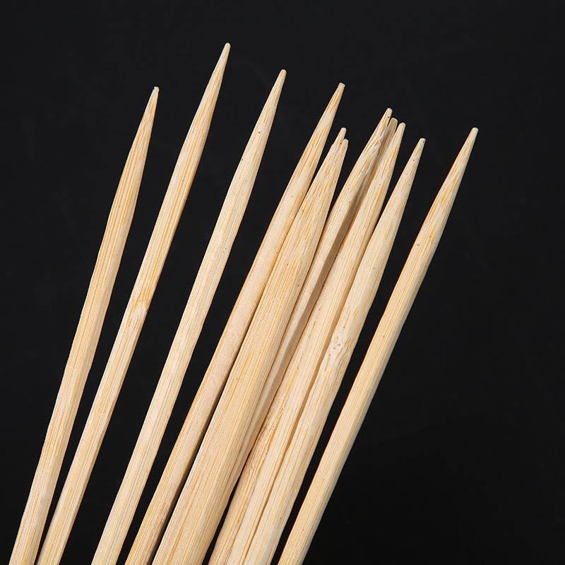 签铁炮签15CM18CM20CM25CM圆肉杆铁签炮串竹签竹骨FY-002相连竹签