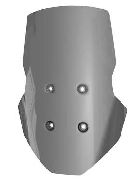 适用于春风 700MT前挡风玻璃800MTX专用改装加宽前风挡挡雨板配件